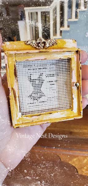 Shelf No.52 Dollhouse Miniature Handmade Diorama Room Shadow Box image 4