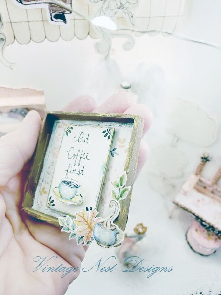 But Coffee First No.1 Dollhouse Miniature Handmade image 4