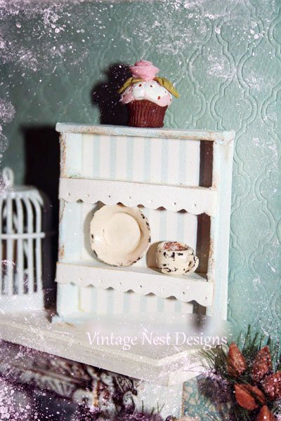 Shelf No.5 Dollhouse Miniature Handmade image 1