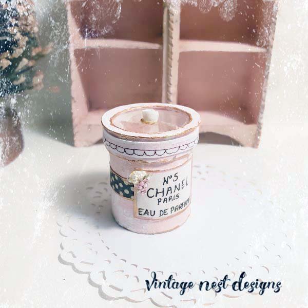 Box No.76 Chanel Dollhouse Miniature Handmade image 9