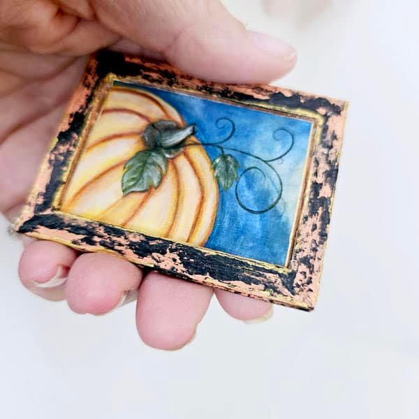 Halloween Pumpkins No.1:1 Dollhouse Miniature image 2