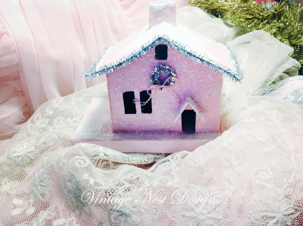 Putz House No.1 Handmade Miniature image 0