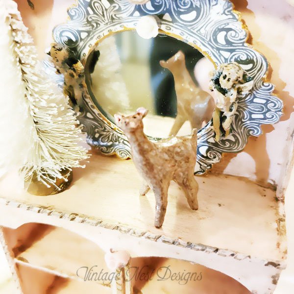 Deer No.3 Dollhouse Miniature Handmade image 1