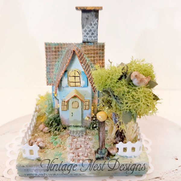 Putz House No.32 Handmade Miniature image 0