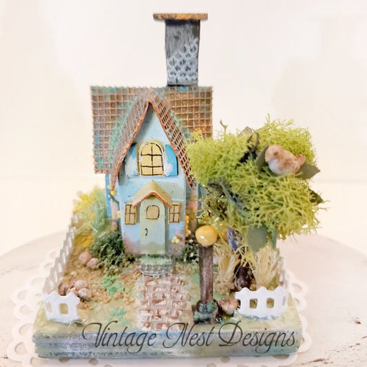 Putz House No.32 Handmade Miniature image 0