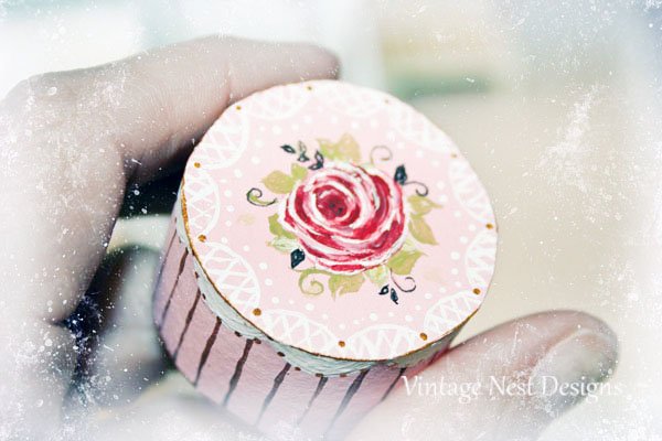 Box No.32 Dollhouse Miniature Handmade image 1