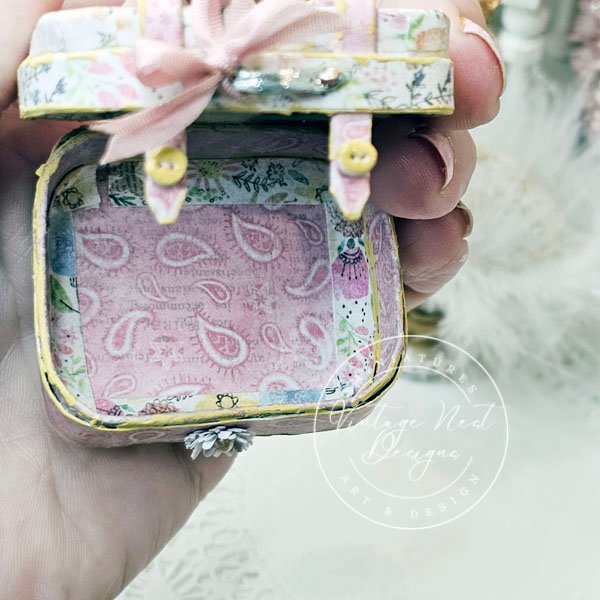 Luggage Suitcase No.53 Dollhouse Miniature Handmade image 3