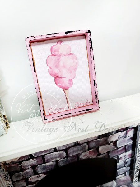 Cotton Candy No.2:1 Dollhouse Miniature Handmade image 4