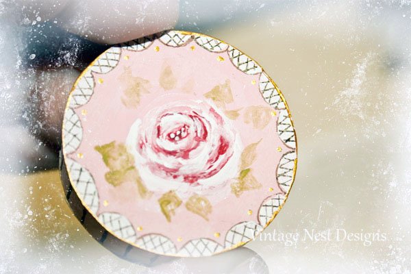 Hat Band Box No.35 Dollhouse Miniature Handmade image 3