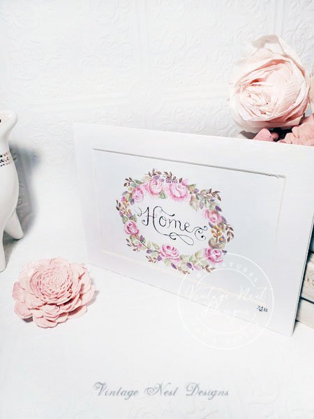 Flowers Home No.1 Original Watercolor Painting image 6