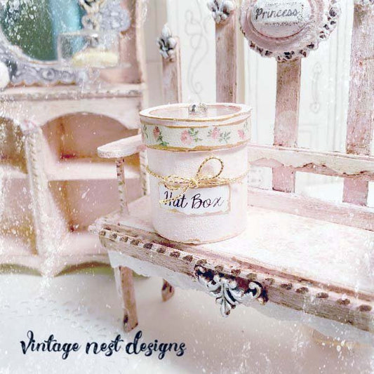Box No.77 Dollhouse Miniature Handmade image 0