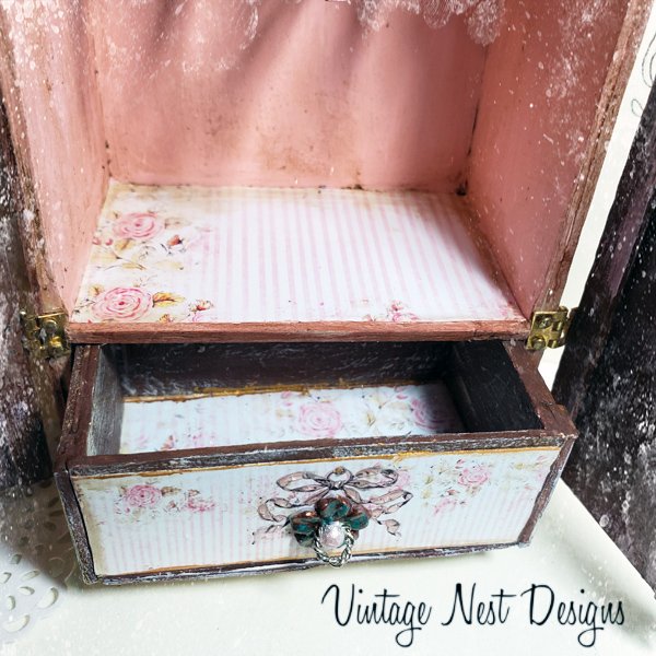 Amoire Wardrobe No.1 Dollhouse Miniature Handmade image 6