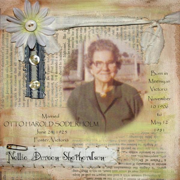 Scrapbooking numérique Plage Tournesols Page Rapide N°1 Téléchargement immédiat