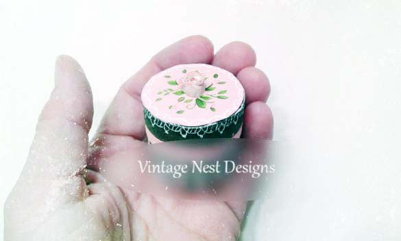 Box No.2 Dollhouse Miniature Handmade