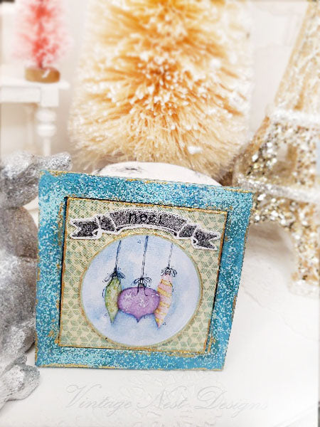 Miniature Christmas Bulbs No.5:1 Handmade for Dollhouse
