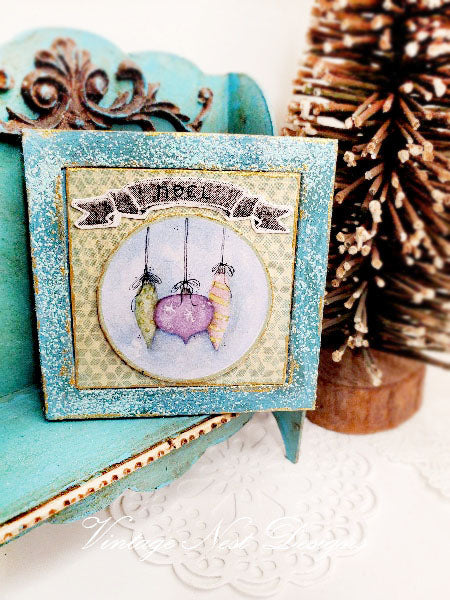 Miniature Christmas Bulbs No.5:1 Handmade for Dollhouse