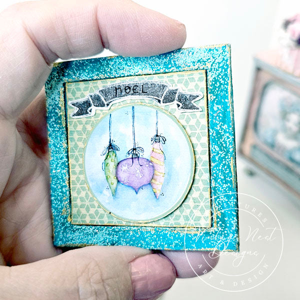 Miniature Christmas Bulbs No.5:1 Handmade for Dollhouse