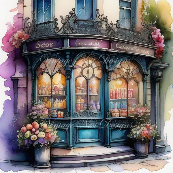 Digital Prints Bundle City Life No.3 Illustration Instant Download