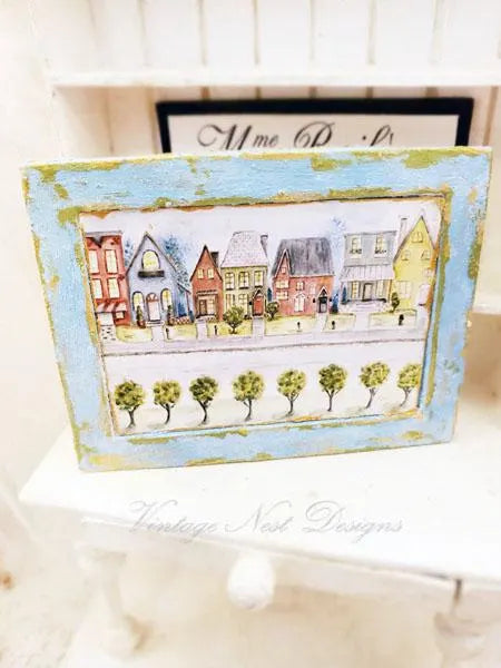 Miniature City Life No.3:1 Dollhouse Accessories 112th Scale Diorama Shadow Box