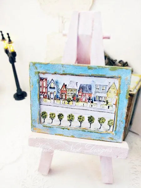 Miniature City Life No.3:1 Dollhouse Accessories 112th Scale Diorama Shadow Box