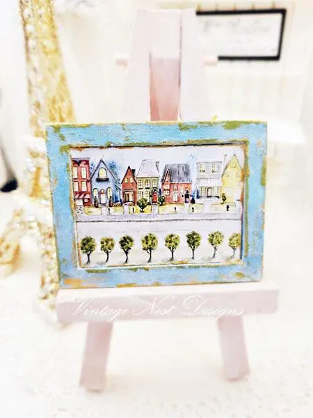Miniature City Life No.3:1 Dollhouse Accessories 112th Scale Diorama Shadow Box