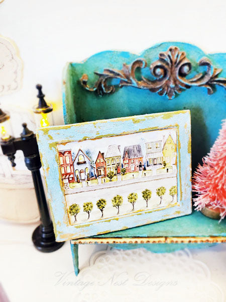 Miniature City Life No.3:1 Dollhouse Accessories 112th Scale Diorama Shadow Box