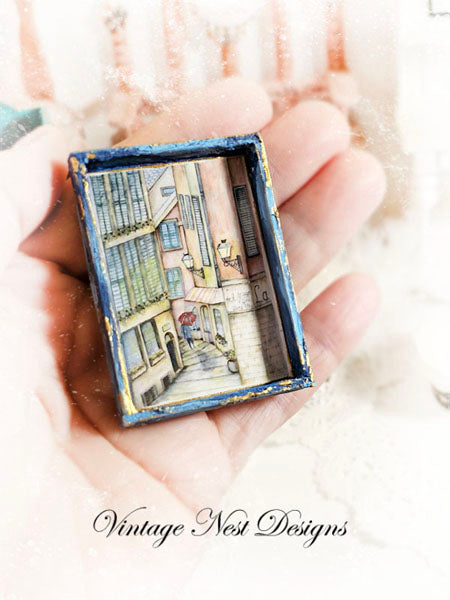 Miniature City Shopping No.1:1 Dollhouse Accessories 112th Scale Diorama Room