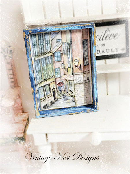 Miniature City Shopping No.1:1 Dollhouse Accessories 112th Scale Diorama Room