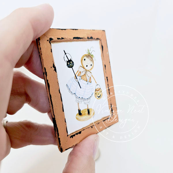 Personnage d'Halloween n°4 : 1 miniature de maison de poupée