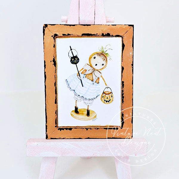 Personnage d'Halloween n°4 : 1 miniature de maison de poupée