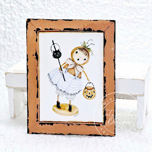 Personnage d'Halloween n°4 : 1 miniature de maison de poupée