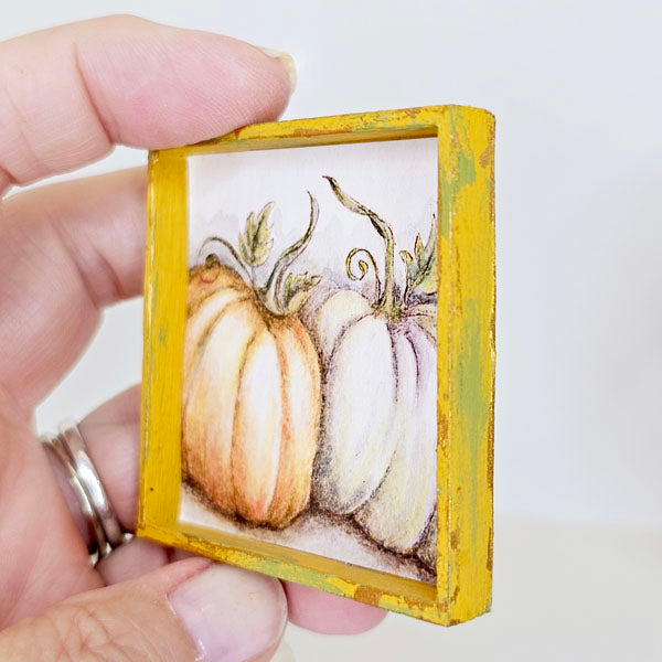 Halloween Pumpkins No.7:1 Dollhouse Miniature Handmade