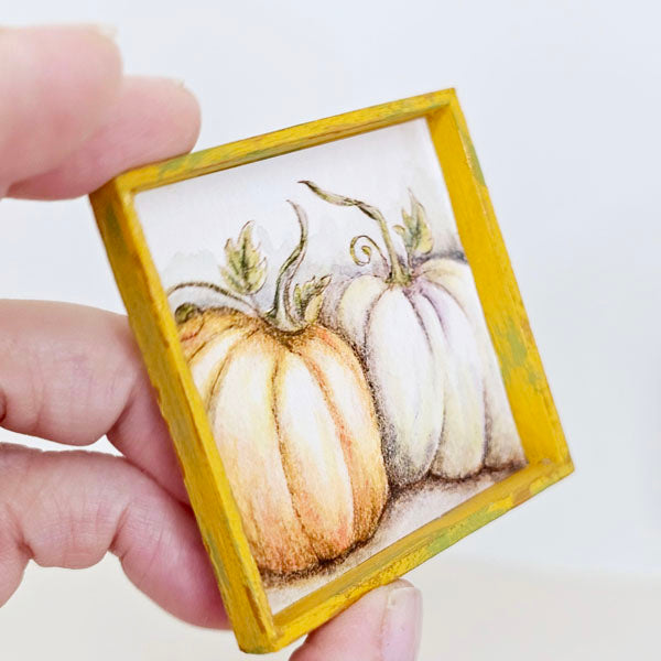 Halloween Pumpkins No.7:1 Dollhouse Miniature Handmade