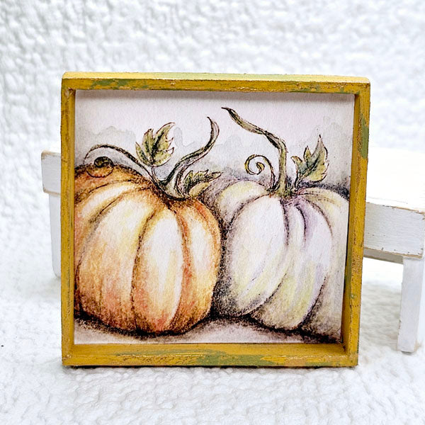 Halloween Pumpkins No.7:1 Dollhouse Miniature Handmade