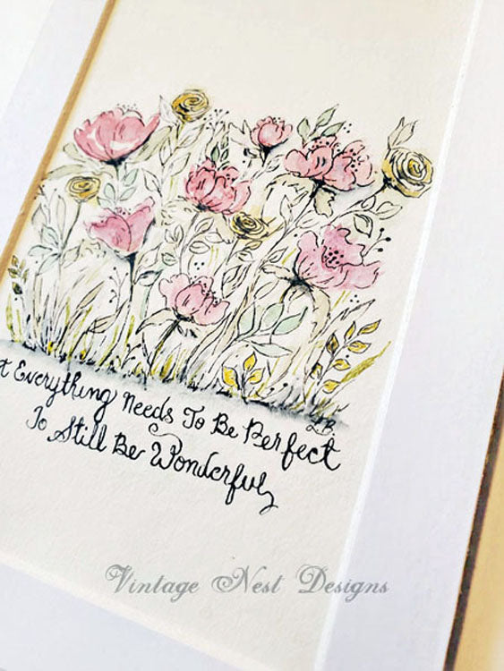 Florals N°8 Aquarelle originale