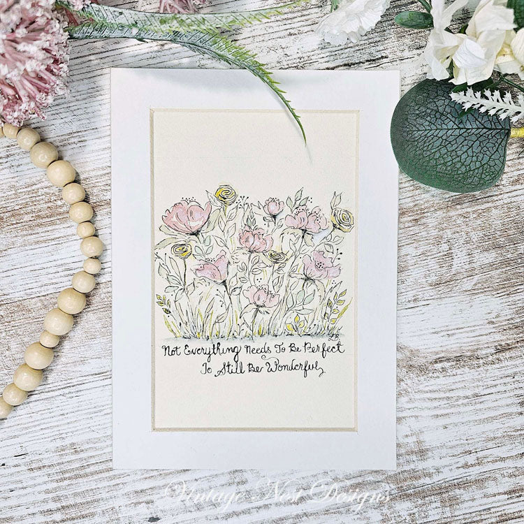 Florals N°8 Aquarelle originale