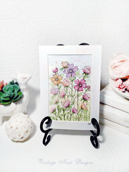 Fioritures n° 15, aquarelle originale