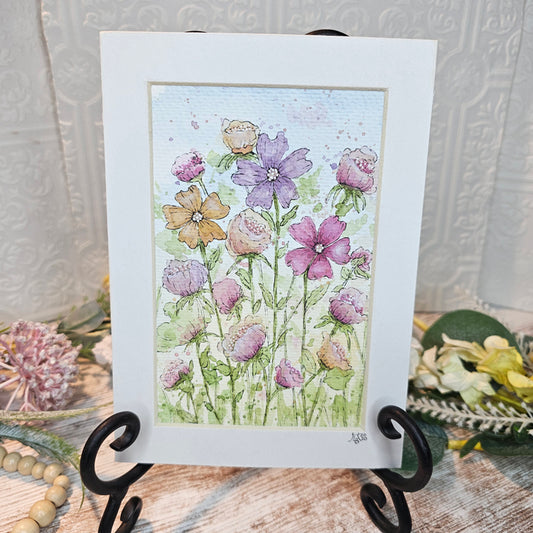 Flourishes No.15 Original Watercolor Painting