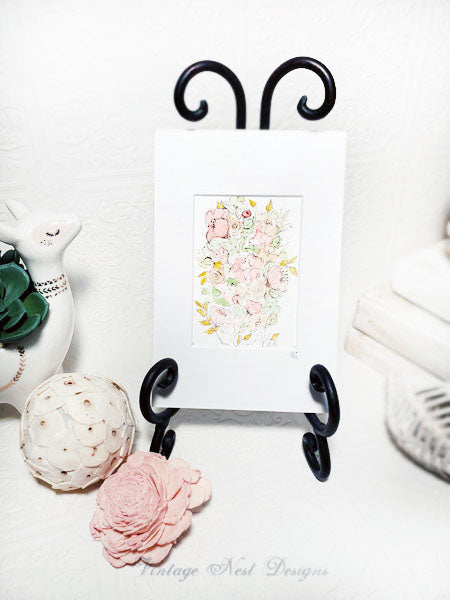 Flowers No.6 Original Watercolor Painting