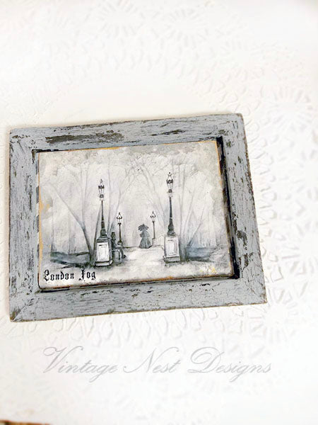 London Fog N°1:3 Miniature de Maison de Poupées Faite Main