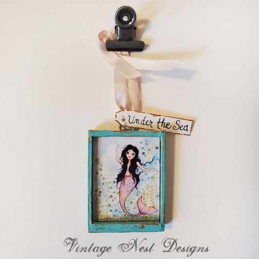 Under the Sea Mermaid No.1:3 Dollhouse Miniature Handmade