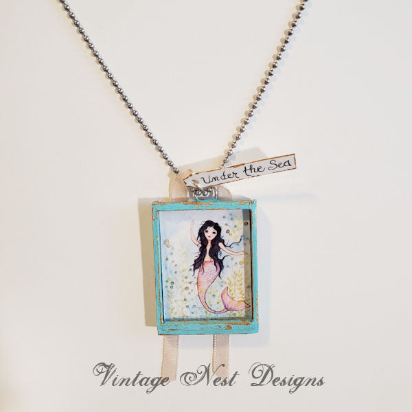 Under the Sea Mermaid No.1:3 Dollhouse Miniature Handmade