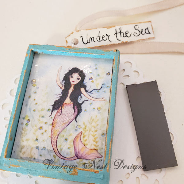 Under the Sea Mermaid No.1:3 Dollhouse Miniature Handmade