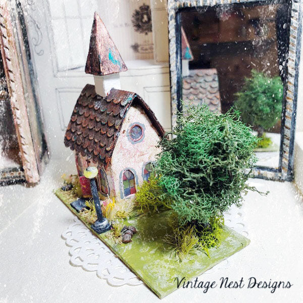 Putz Church House No.6 Handmade Miniature