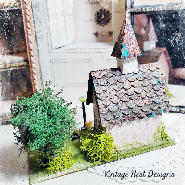 Putz Church House No.6 Handmade Miniature