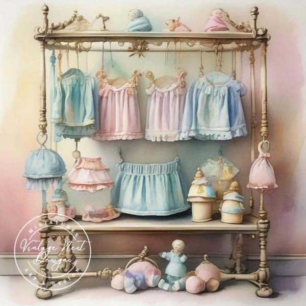 Impression numérique Chambre de bébé n°2 Téléchargement instantané