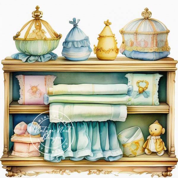 Impression numérique Chambre de bébé n°2 Téléchargement instantané