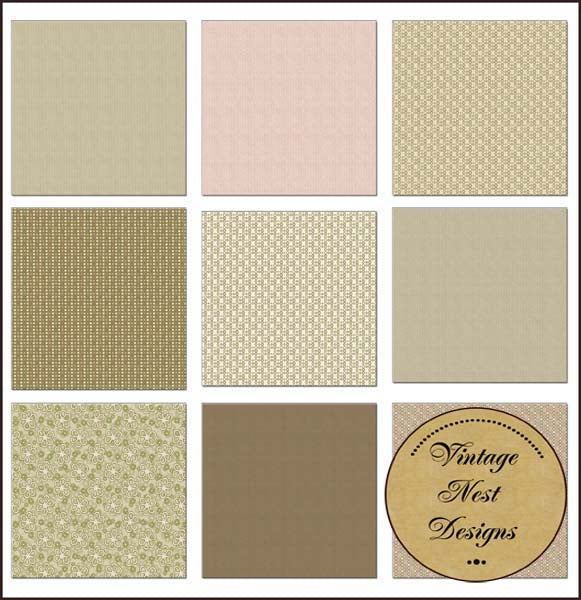 Digitales Scrapbooking Ein neues Frühlingskit Sofortiger Download