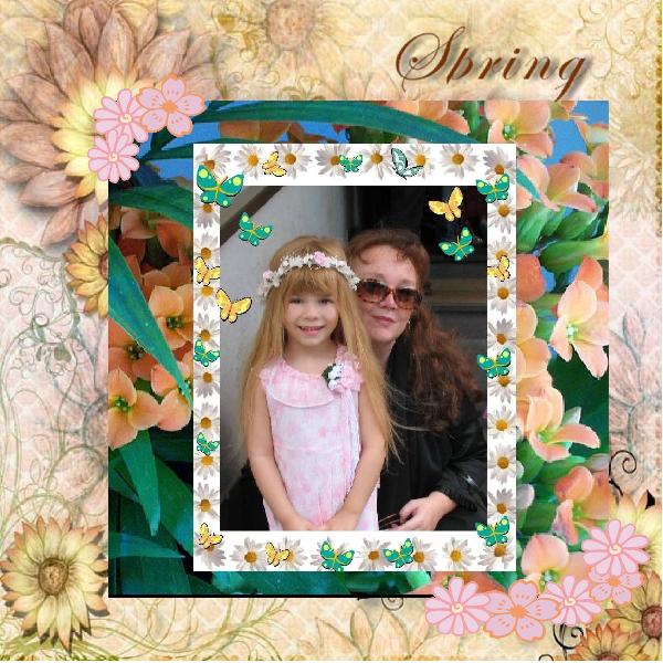 Digital Scrapbooking Ambenti Florals Quick Page No.1 Instant Download