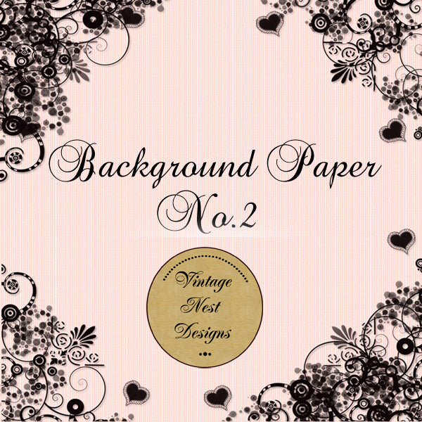 Digital Scrapbooking Background Page No.2 Instant Download